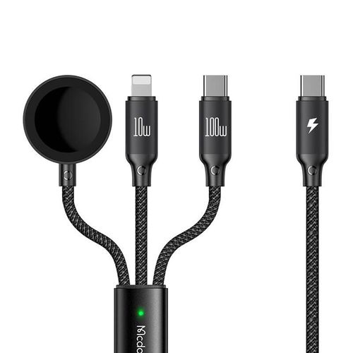 USB-C 3in1 cable Mcdodo CA-4940 USB-C, Lightning, Apple Watch, Mcdodo CA-4940