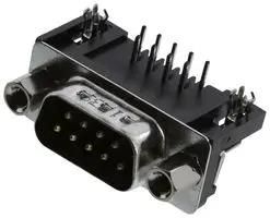 D SUB CONN, PLUG, 9POS, SOLDER L717SDE09PA4CH4F
