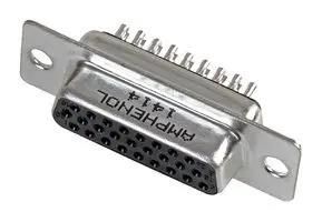 D SUB CONN, RCPT, DC, 62POS, SOLDER L77HDCH62SOL2RM5