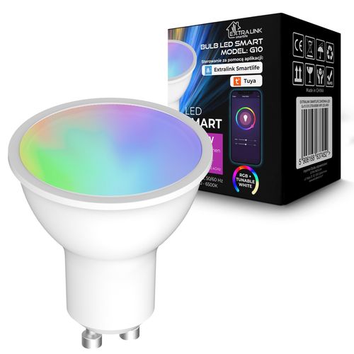 Extralink Smartlife LED Bulb, GU10 G10 2700-6500K WiFi 220-240V, Tuya, EXTRALINK LED GU10 G10 5906168637452