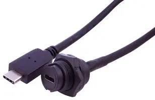 USB CABLE, 3.1, C2 C RCPT-C PLUG, 100MM MP002445