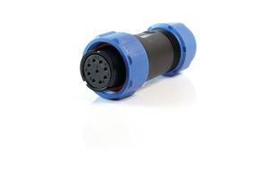 CIRCULAR CONNECTOR, 2POS, RCPT, SOLDER MP002568