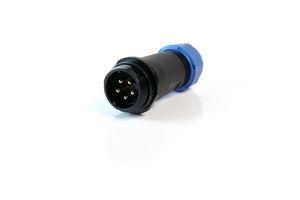 CIRCULAR CONNECTOR, 7POS, RCPT, SOLDER MP002576