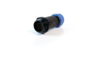 CIRCULAR CONNECTOR, 12POS, RCPT, SOLDER MP002578