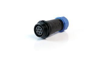 CIRCULAR CONNECTOR, 9POS, RCPT, SOLDER MP002588