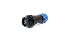 CIRCULAR CONNECTOR, 4POS, RCPT, SOLDER MP002638