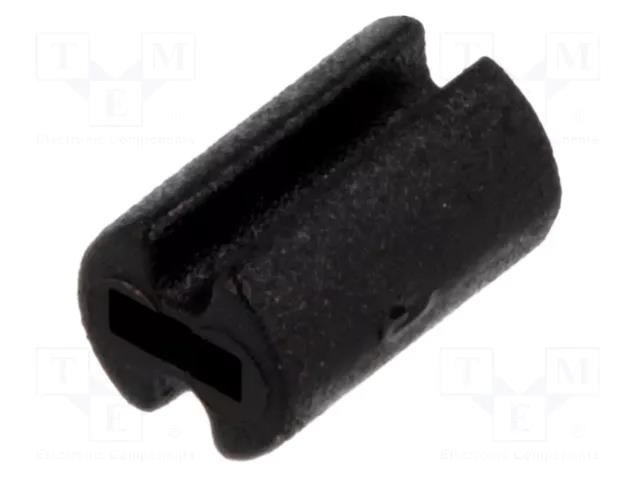 Spacer sleeve; LED; Øout: 4.5mm; ØLED: 3mm; L: 7mm; black; UL94V-2 FIX&FASTEN FIX-LEDH-7