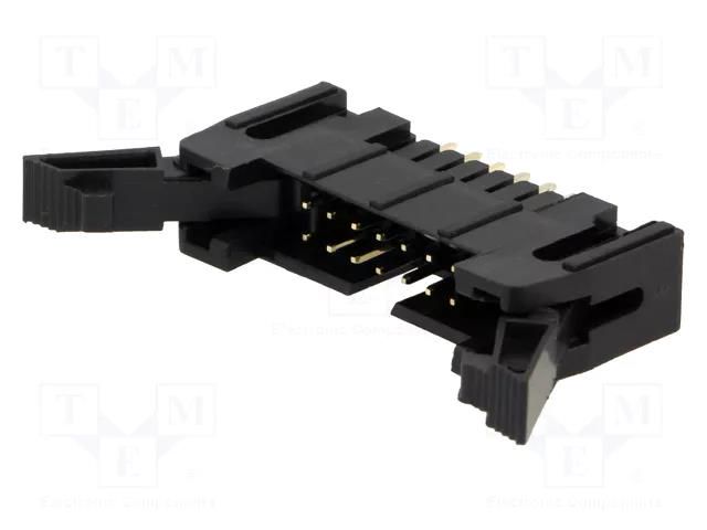 Connector: IDC; socket; male; PIN: 14; straight; THT; 2.54mm; 2x7 CONNFLY AWP-14P