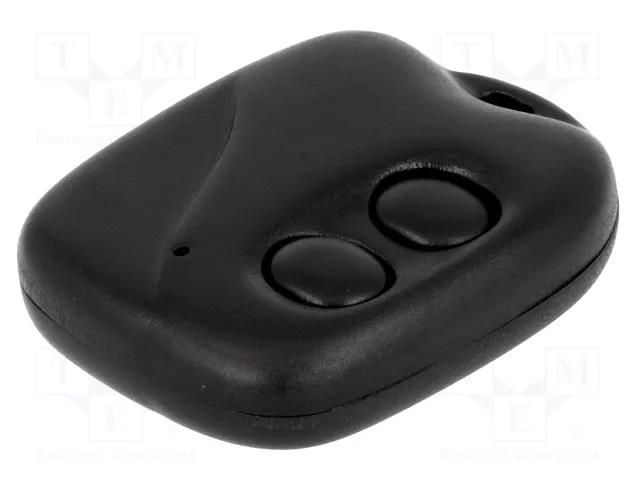 Enclosure: for remote controller; X: 36mm; Y: 46mm; Z: 11mm; ABS MASZCZYK ABS-96