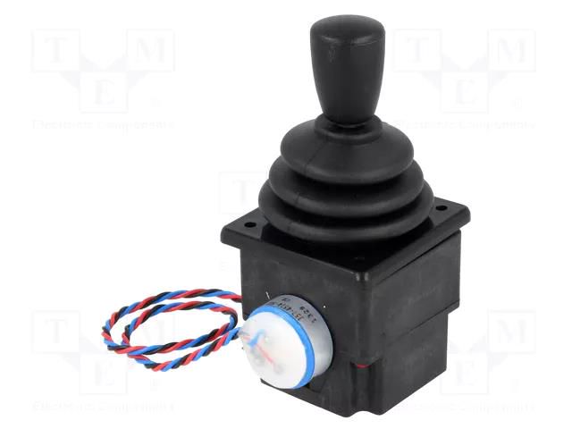 Joystick; 1- axis; 5kΩ; -20÷55°C; IP65; ±2% APEM 4R18-2S1E-55-00