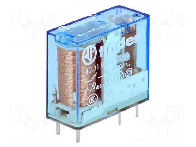 Relay: electromagnetic; SPDT; Ucoil: 12VDC; Icontacts max: 20A FINDER 40.31.9.012.000
