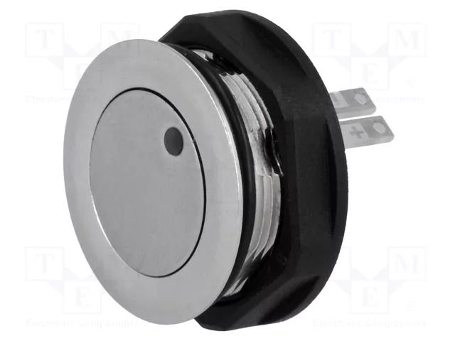 Switch: vandal resistant; Pos: 2; SPST-NO; 0.125A/48VDC; IP65 SCHURTER 1241.2858