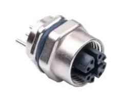 M12 SENSOR CONN, 8POS, FEMALE, PANEL MSXS-08PFFP-SF7001