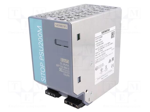 Power supply: switching; for DIN rail; 120W; 24VDC; 5A; IP20; OUT: 1 SIEMENS 6EP1333-3BA10