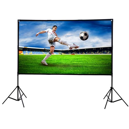 Extralink Foldable Projection Screen 84" PSF-84 | Foldable projection screen | 16:9, 186x105cm, white, EXTRALINK EX.39357 5906168639357