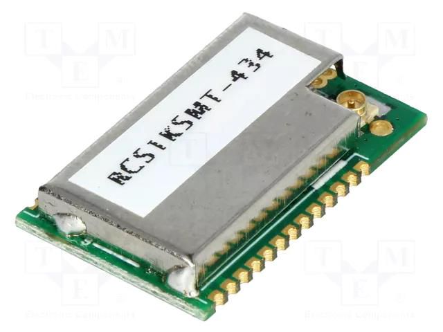Module: RF; 434MHz; -112dBm; 2.2÷3.6VDC; 20dBm; SMD; 15x23.5mm RADIOCONTROLLI RCS1KSMT-434