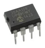 EEPROM, 128KBIT, -40 TO 85DEG C 25AA128-I/P
