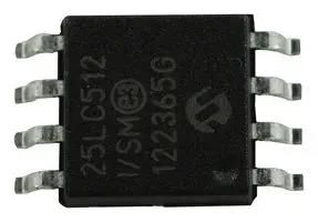 EEPROM, 512KBIT, -40 TO 85DEG C 25LC512-I/SM