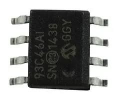 EEPROM, 1KBIT, -40 TO 85DEG C 93C46A-I/SN