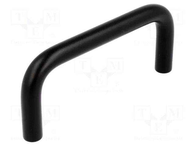 Holder; aluminium; black; H: 50mm; L: 100mm; W: 11mm; handle MENTOR MR-3280.1603