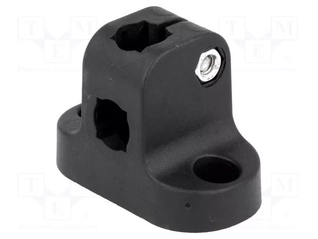 Mounting base; polyamide; D: 12mm; S: 10mm ELESA+GANTER MSX.56-B-10-12