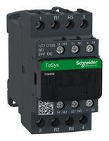 CONTACTOR, DPST-NO/NC, 24VDC, DIN RAIL LC1D128BD