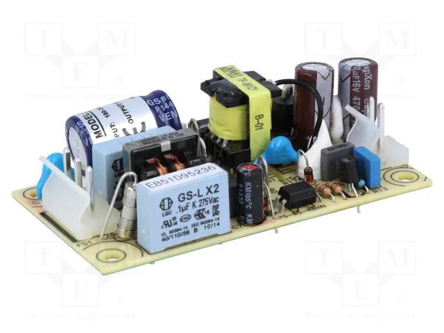 Power supply: switching; open; 5.4W; 120÷370VDC; 85÷264VAC; OUT: 1 MEAN WELL PS-05-12