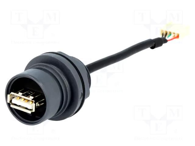 Transition: adapter; 1A; external bayonet,push-pull; UL94V-0 BULGIN PXP6043/A