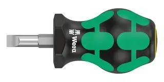 STUBBY SCREWDRIVER, SLOT, 6.5MM, 24.5MM 335 STUBBY 1,2 X 6,5 X 25 MM