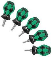 STUBBY TORX SCREWDRIVER SET, 5PC STUBBY SET TX 1