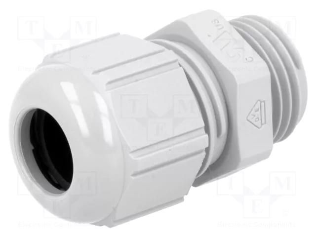 Cable gland; M16; 1.5; IP68; polyamide; grey; UL94V-2; SKINTOP® LAPP SKINTOP-16X1.5G