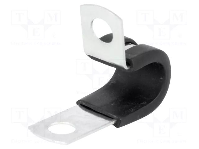 Fixing clamp; ØBundle : 11.1mm; W: 12.7mm; steel ESSENTRA SPN-7