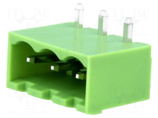 Pluggable terminal block; Contacts ph: 5mm; ways: 3; angled 90° XINYA TBG-5.0-KW-3P