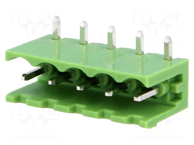 Connector: pluggable terminal block; socket; male; 12A; 300V; THT XINYA TBG-5-KB-5P-GN