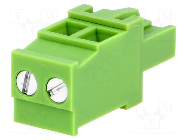 Connector: pluggable terminal block; plug; female; 15A; 300V; 1x2 XINYA TBW-5.08-2P