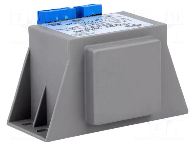 Transformer: mains; 19VA; 230VAC; 17V; 1.12A; Leads: terminal block INDEL TSZZBA19/002M
