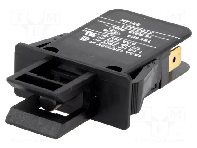 Switch: door; Pos: 2; DPST-NO; 16A/400VAC; Leads: connectors; 3.8N SAIA-BURGESS XTD22AZ1