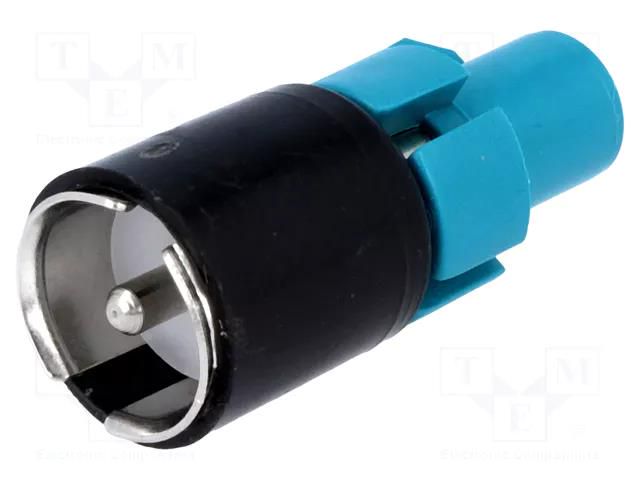 Cable: coaxial antenna; Fakra plug,ISO plug; straight 4CARMEDIA ZRS-GOLFV-ISO/Z