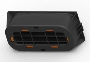 COVER, 62POS, PBT GF, BLACK 1718295-1