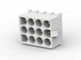 WTB CONNECTOR, HEADER, 12POS, 3ROW, THT 350713-4