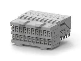 BACKPLANE CONN, RCPT, 4R/40POS/PRESS FIT 1469028-1