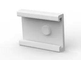 DUST COVER, 4POS, PET, NATURAL 640643-4