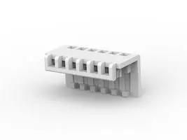 STRAIN RELIEF COVER, 7POS, NYLON, WHITE 643075-7