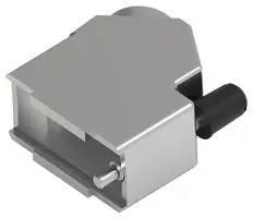 D SUB BACKSHELL, 45DEG, SIZE DE, ABS 2198618-9