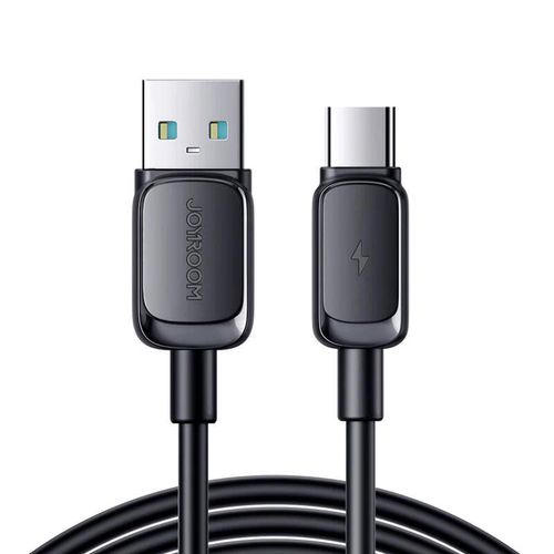 Cable S-AC027A14 USB to USB C / 3A/ 1,2m (black), Joyroom S-AC027A14 1.2m-Bl