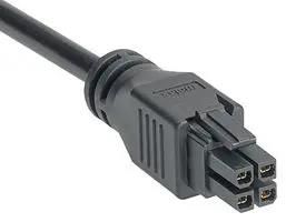 CABLE ASSY, 4POS, RCPT-RCPT, 6.6ft 245132-0420