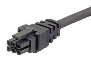 CABLE ASSY, 6POS, RCPT-RCPT, 9.8ft 245132-0630