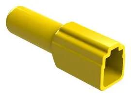 BOOT, PLUG, 2POS, YELLOW AT2S-BT-YW