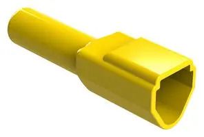 BOOT, RECEPTACLE, 3POS, YELLOW AT3P-BT-YW