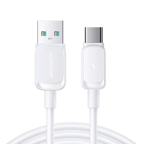 Cable S-AC027A14 USB to USB C / 3A/ 1,2m (white), Joyroom S-AC027A14 1.2m-Whit